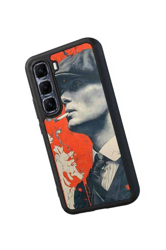 Infinix Hot 60 Pro Plus Uyumlu Peaky Blinders Tasarımlı Glossy Premium Kılıf