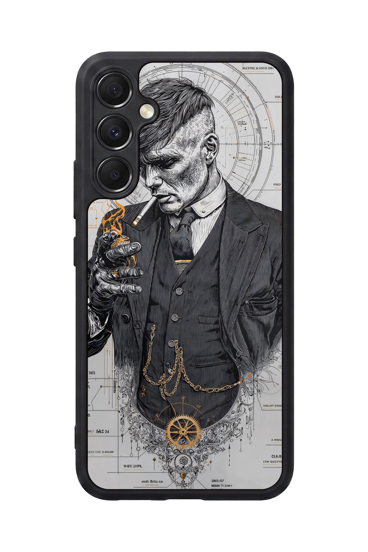 Samsung Galaxy A34 Uyumlu Peaky Blinders Tasarımlı Glossy Premium Kılıf