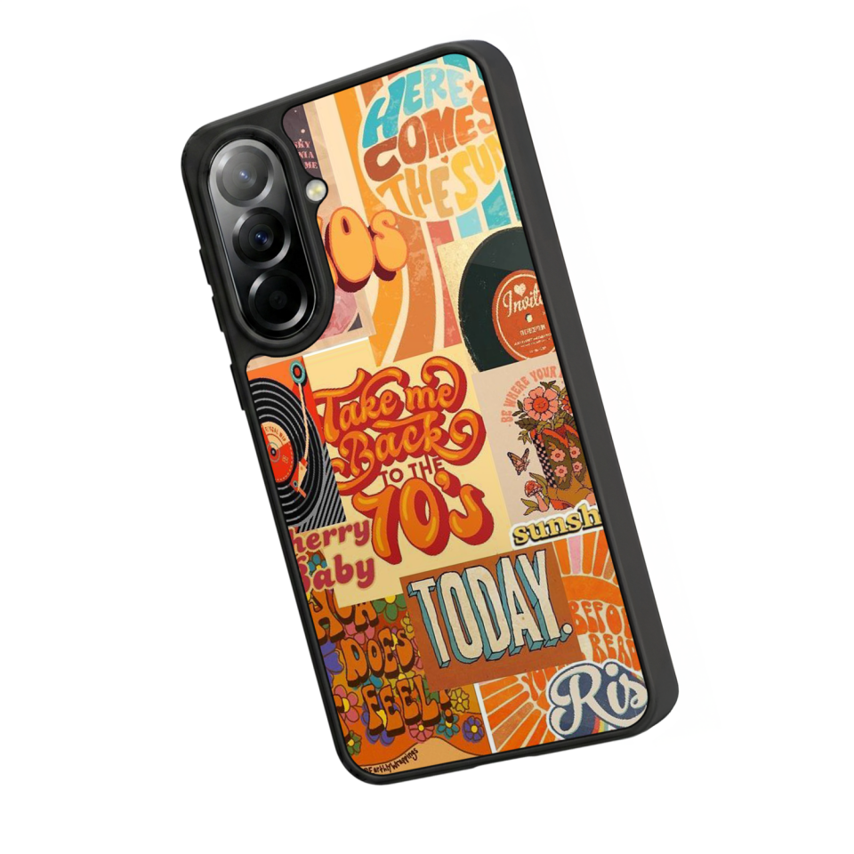 Samsung Galaxy A57 Uyumlu Poster Tasarımlı Glossy Premium Kılıf