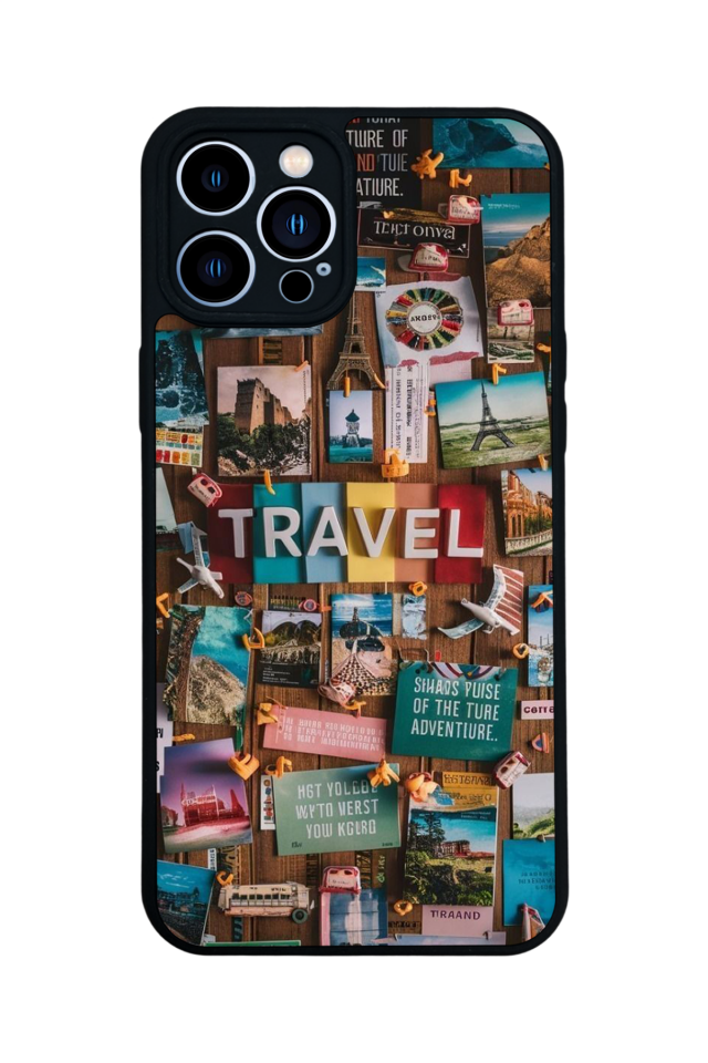 iPhone 12 Pro Max Uyumlu Poster Tasarımlı Glossy Premium Kılıf
