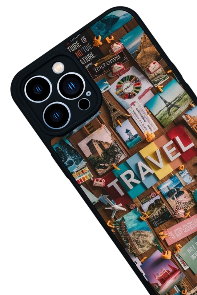 iPhone 12 Pro Max Uyumlu Poster Tasarımlı Glossy Premium Kılıf