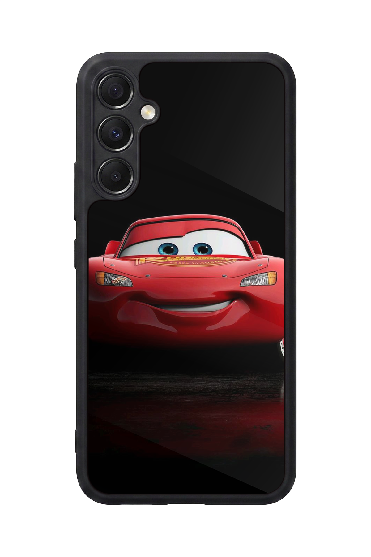 Samsung Galaxy M34 Uyumlu Şimsek McQueen Tasarımlı Glossy Premium Kılıf