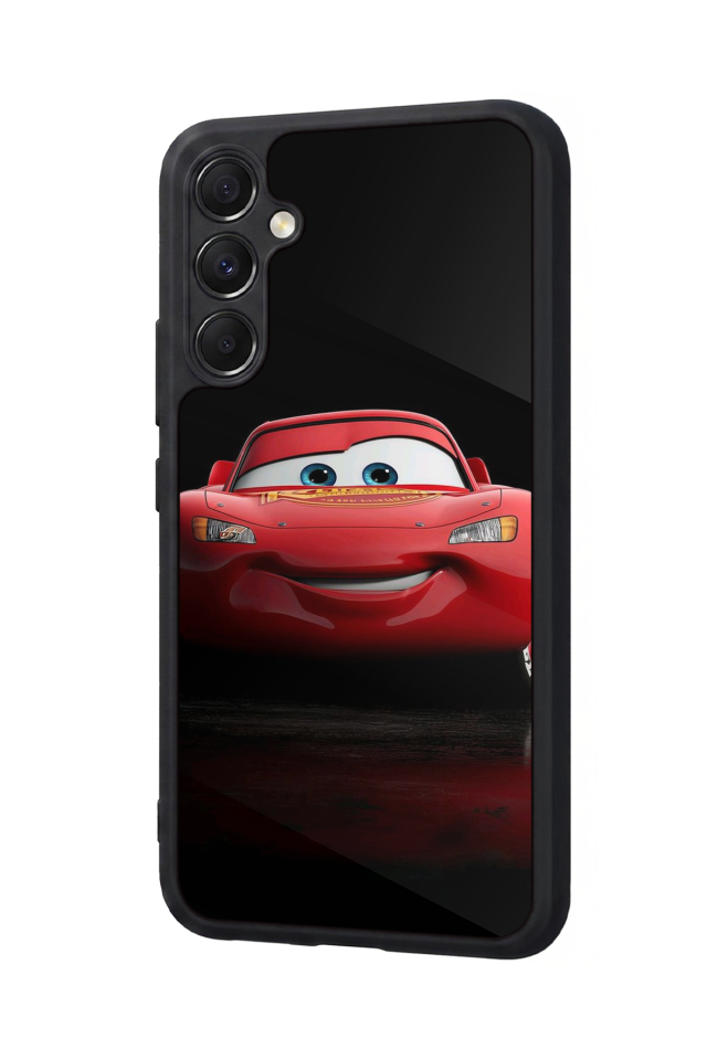 Samsung Galaxy M34 Uyumlu Şimsek McQueen Tasarımlı Glossy Premium Kılıf