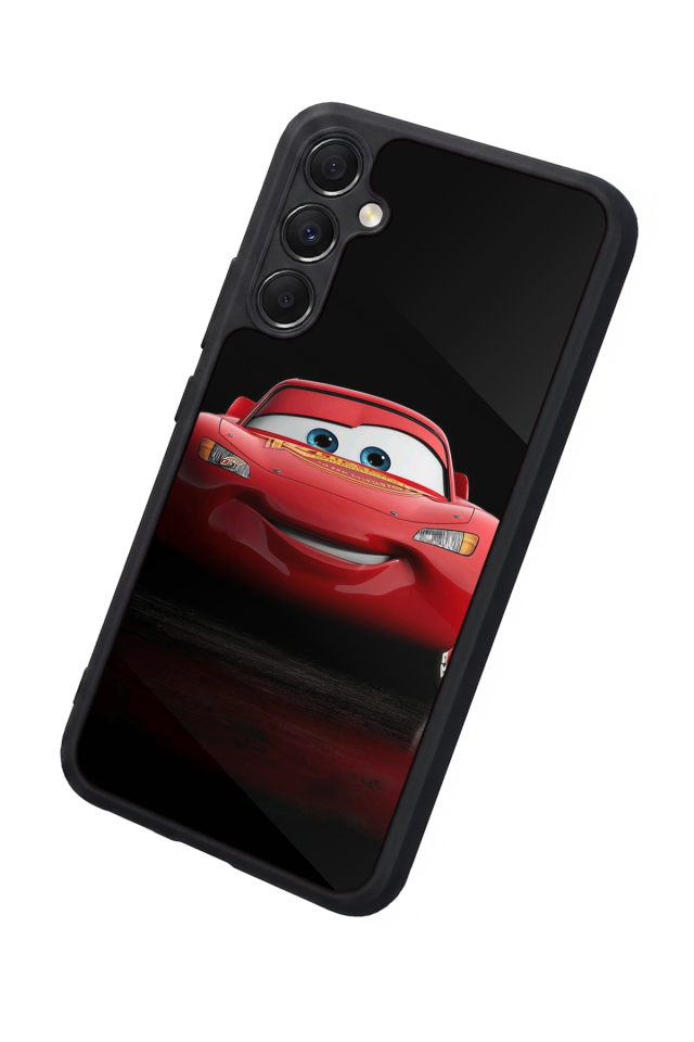 Samsung Galaxy M34 Uyumlu Şimsek McQueen Tasarımlı Glossy Premium Kılıf