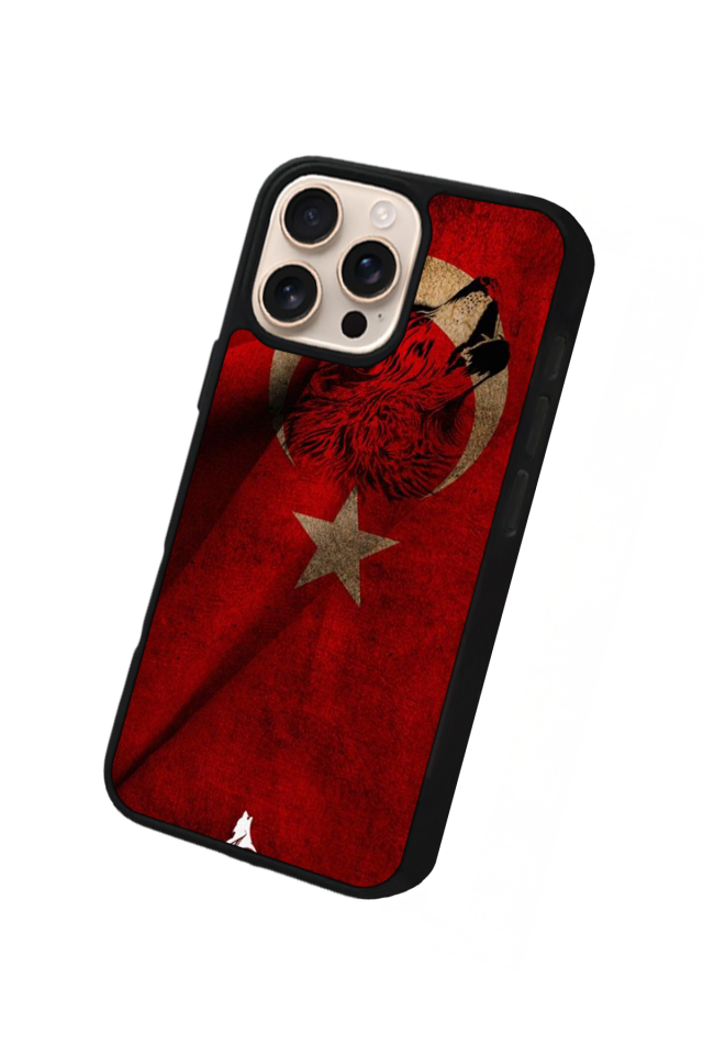 iPhone 14 Pro Uyumlu TürkBayragi Tasarımlı Glossy Premium Kılıf