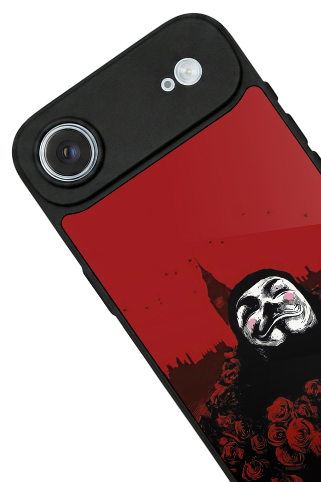 iPhone 17 Air Uyumlu Vendetta Tasarımlı Glossy Premium Kılıf