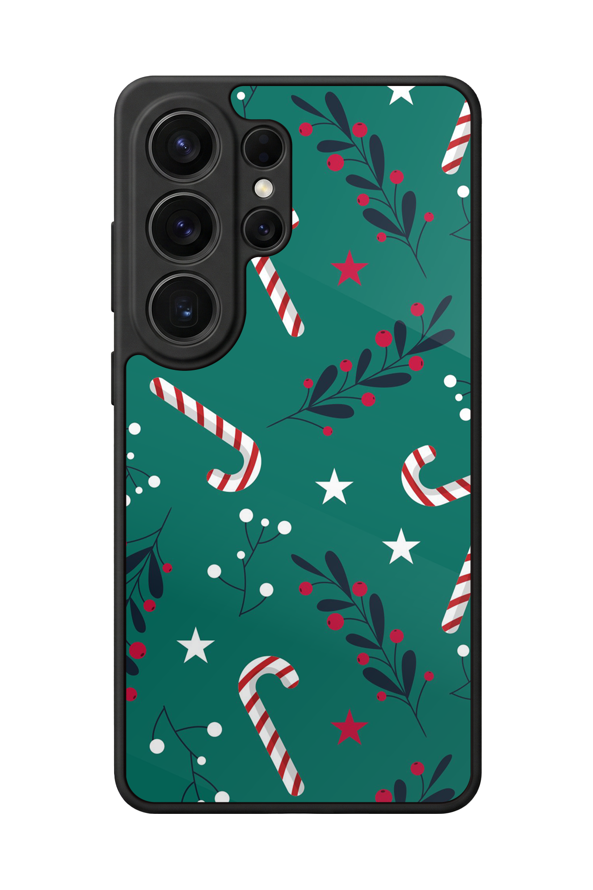 Samsung Galaxy S26 Ultra Uyumlu Yilbasi Christmas Tasarımlı Glossy Premium Kılıf