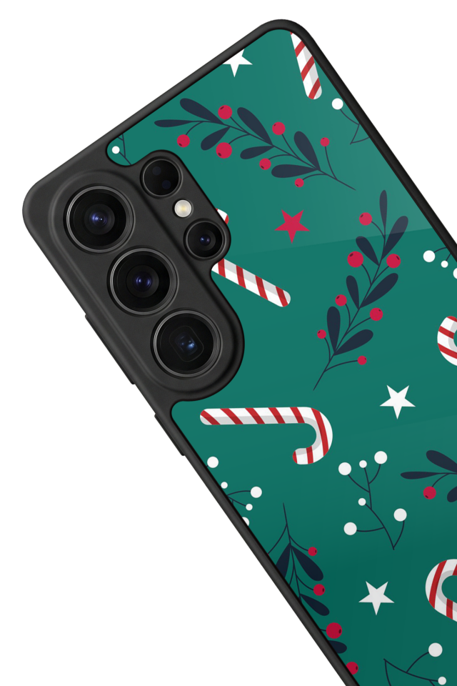 Samsung Galaxy S26 Ultra Uyumlu Yilbasi Christmas Tasarımlı Glossy Premium Kılıf