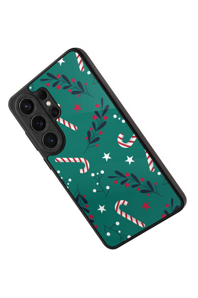 Samsung Galaxy S26 Ultra Uyumlu Yilbasi Christmas Tasarımlı Glossy Premium Kılıf