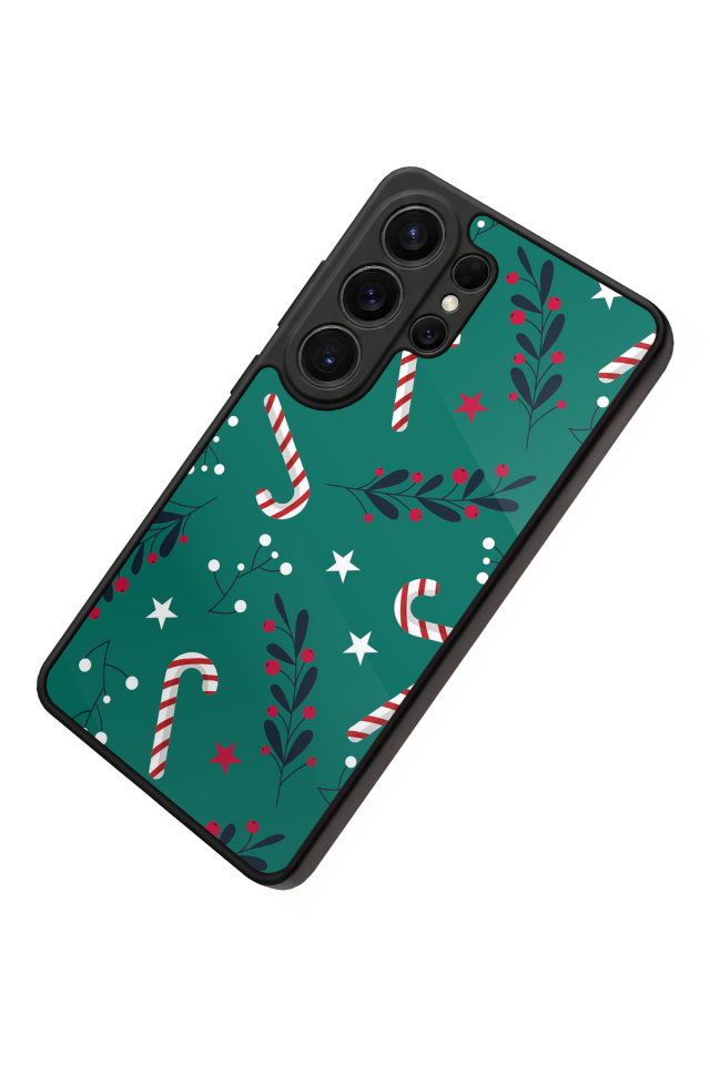 Samsung Galaxy S26 Ultra Uyumlu Yilbasi Christmas Tasarımlı Glossy Premium Kılıf