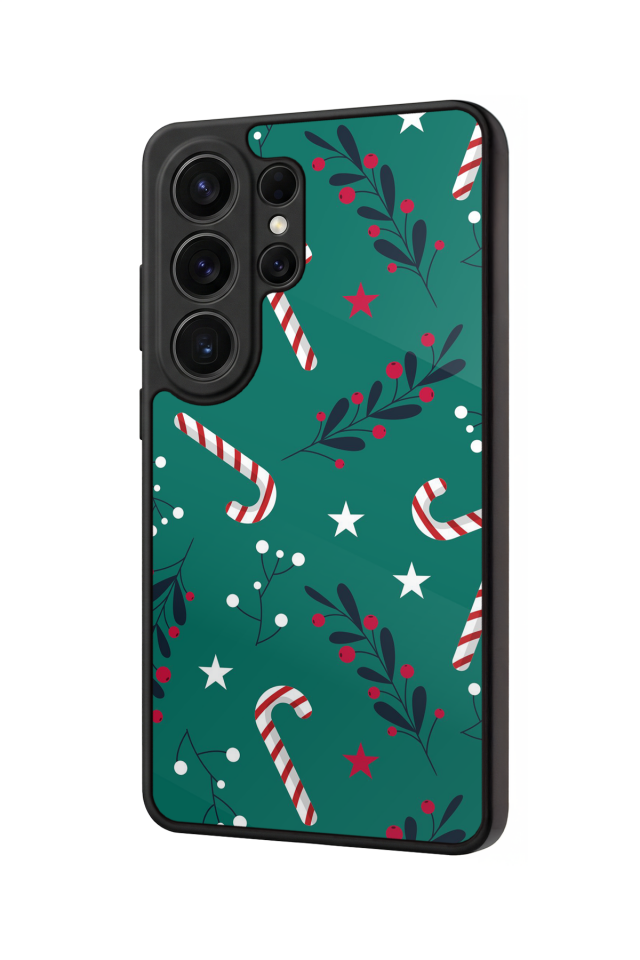 Samsung Galaxy S26 Ultra Uyumlu Yilbasi Christmas Tasarımlı Glossy Premium Kılıf