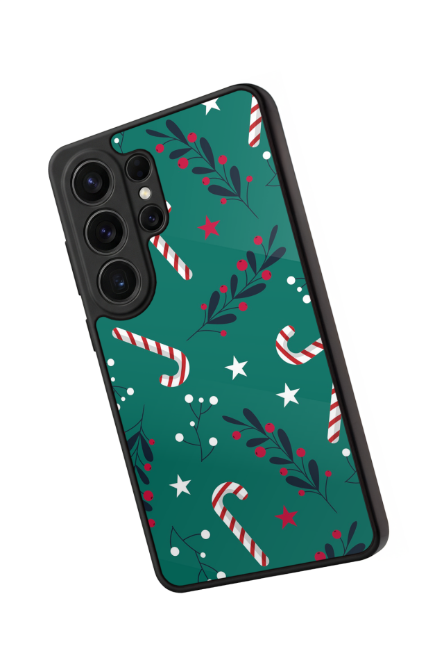 Samsung Galaxy S26 Ultra Uyumlu Yilbasi Christmas Tasarımlı Glossy Premium Kılıf