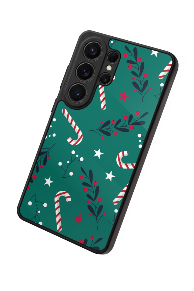 Samsung Galaxy S26 Ultra Uyumlu Yilbasi Christmas Tasarımlı Glossy Premium Kılıf