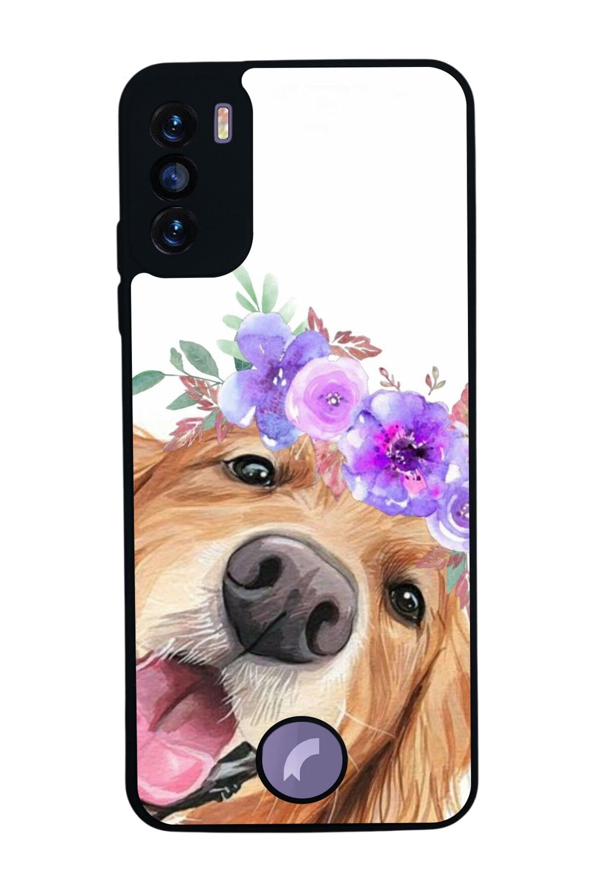 Reeder S19 Max Pro S Uyumlu Golden Kopek Tasarımlı Glossy Premium Kılıf