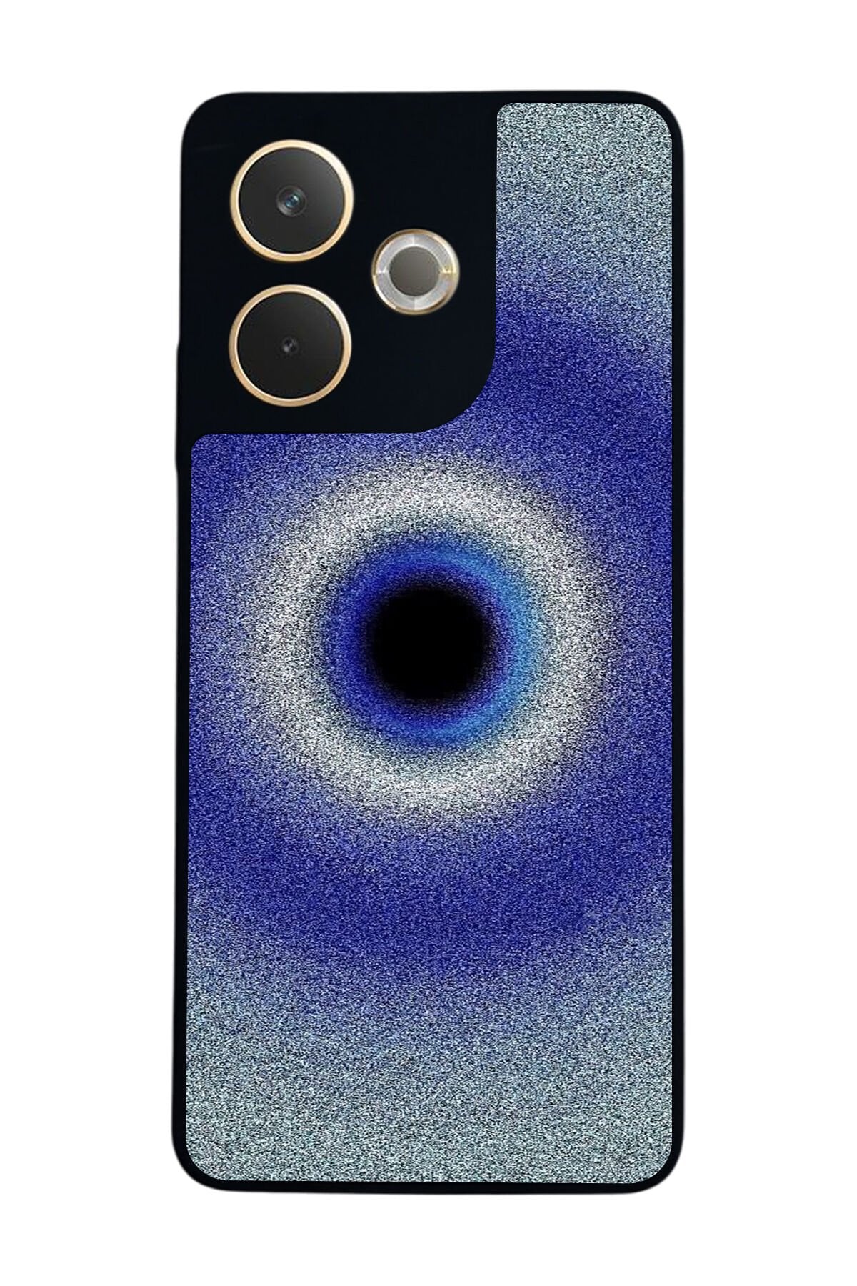 Oppo A5 Pro Uyumlu Nazar Tasarımlı Glossy Premium Kılıf