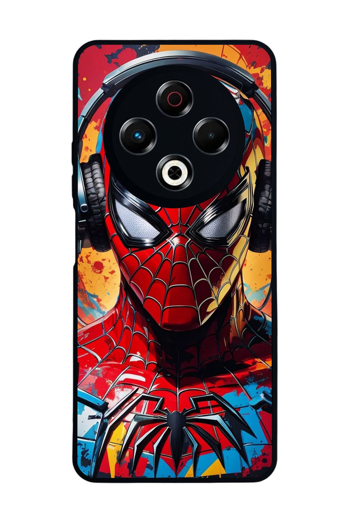 Tecno Spark 30 Uyumlu Spider Man ( Örümcek Adam ) Tasarımlı Glossy Premium Kılıf