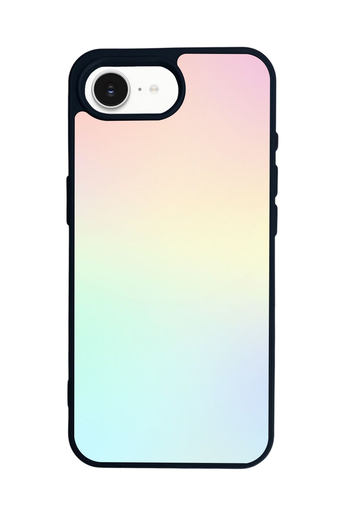 iPhone 16E Uyumlu Soft Degrade Tasarımlı Glossy Premium Kılıf
