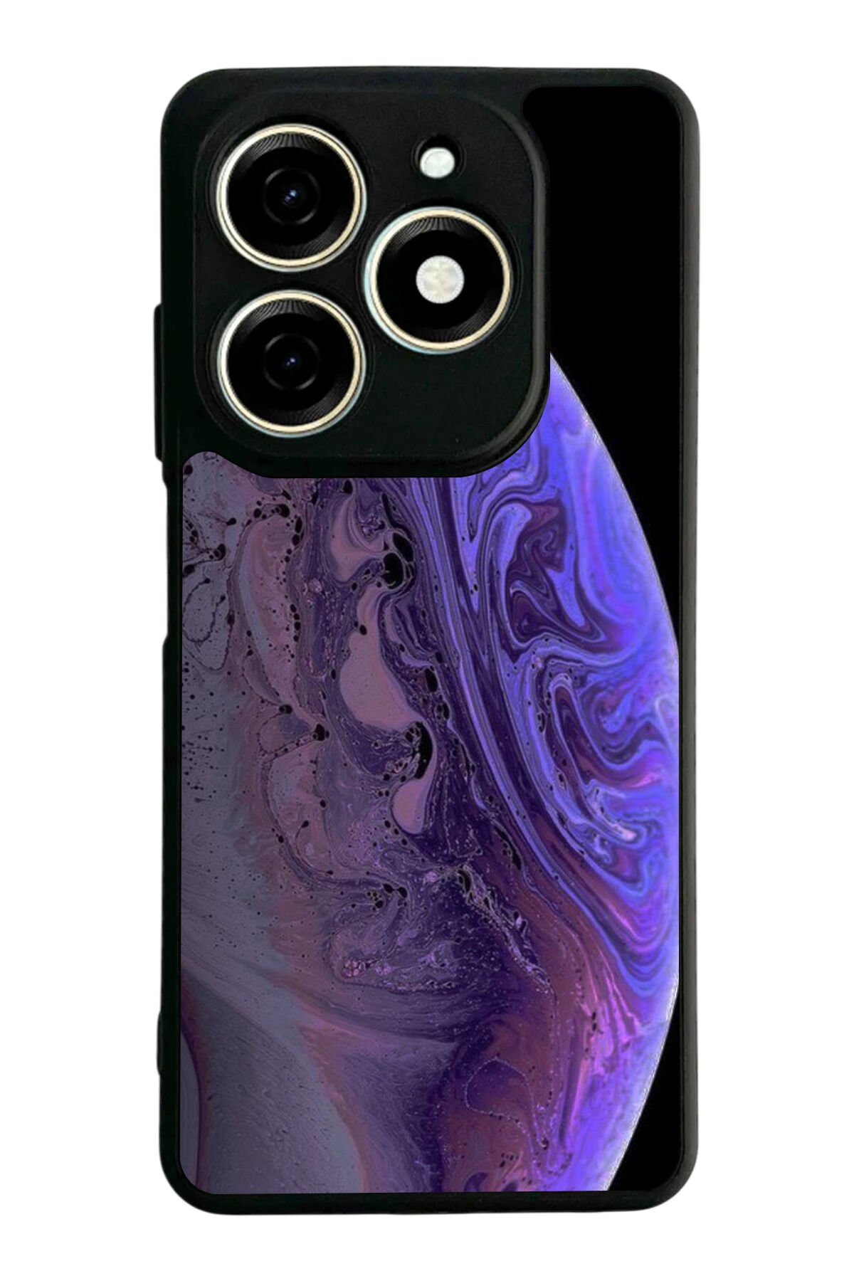 Infınıx Smart 8 Pro Uyumlu Ay Tasarımlı Glossy Premium Kılıf