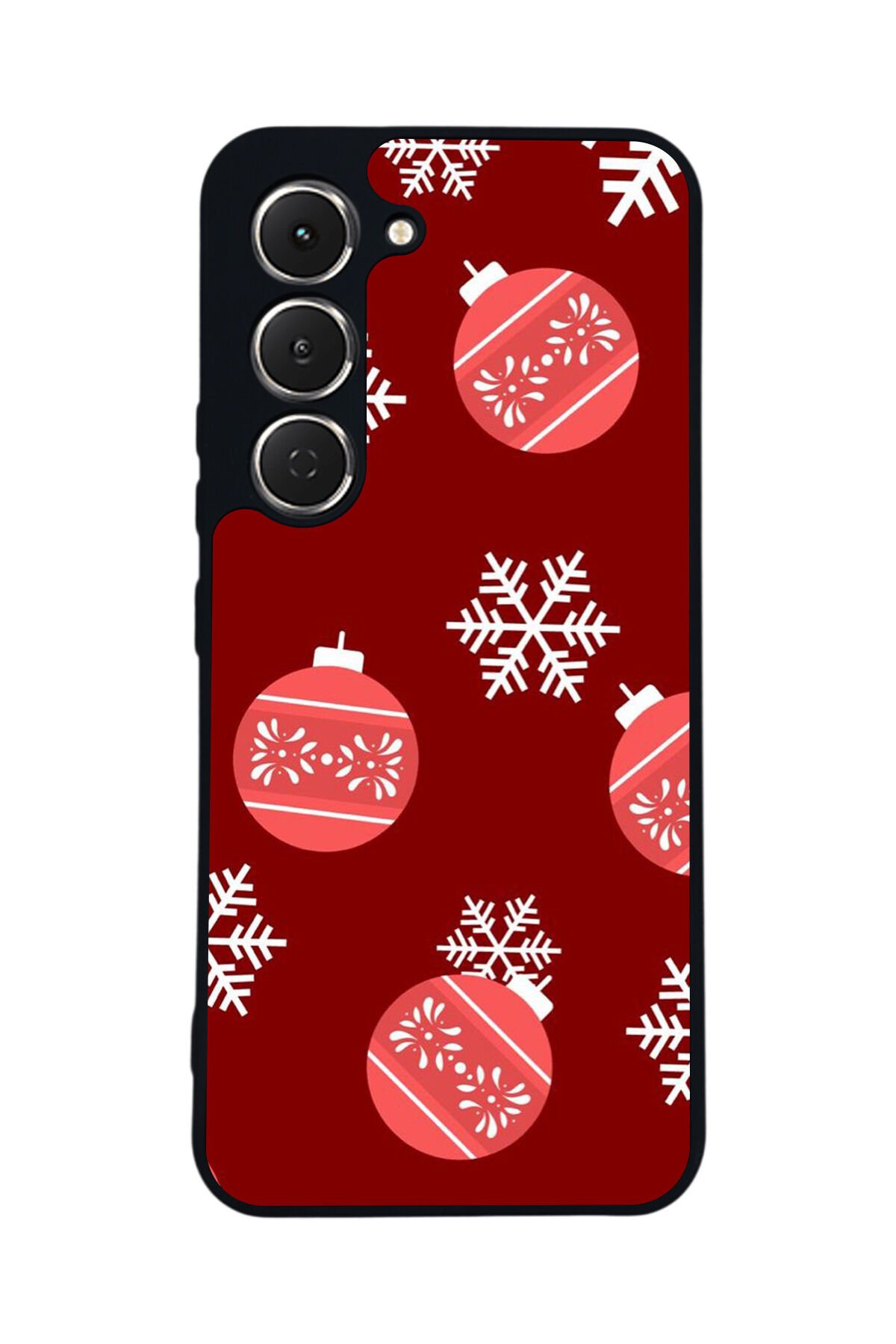 Tecno Spark 40 Pro Uyumlu Yilbasi Christmas Tasarımlı Glossy Premium Kılıf