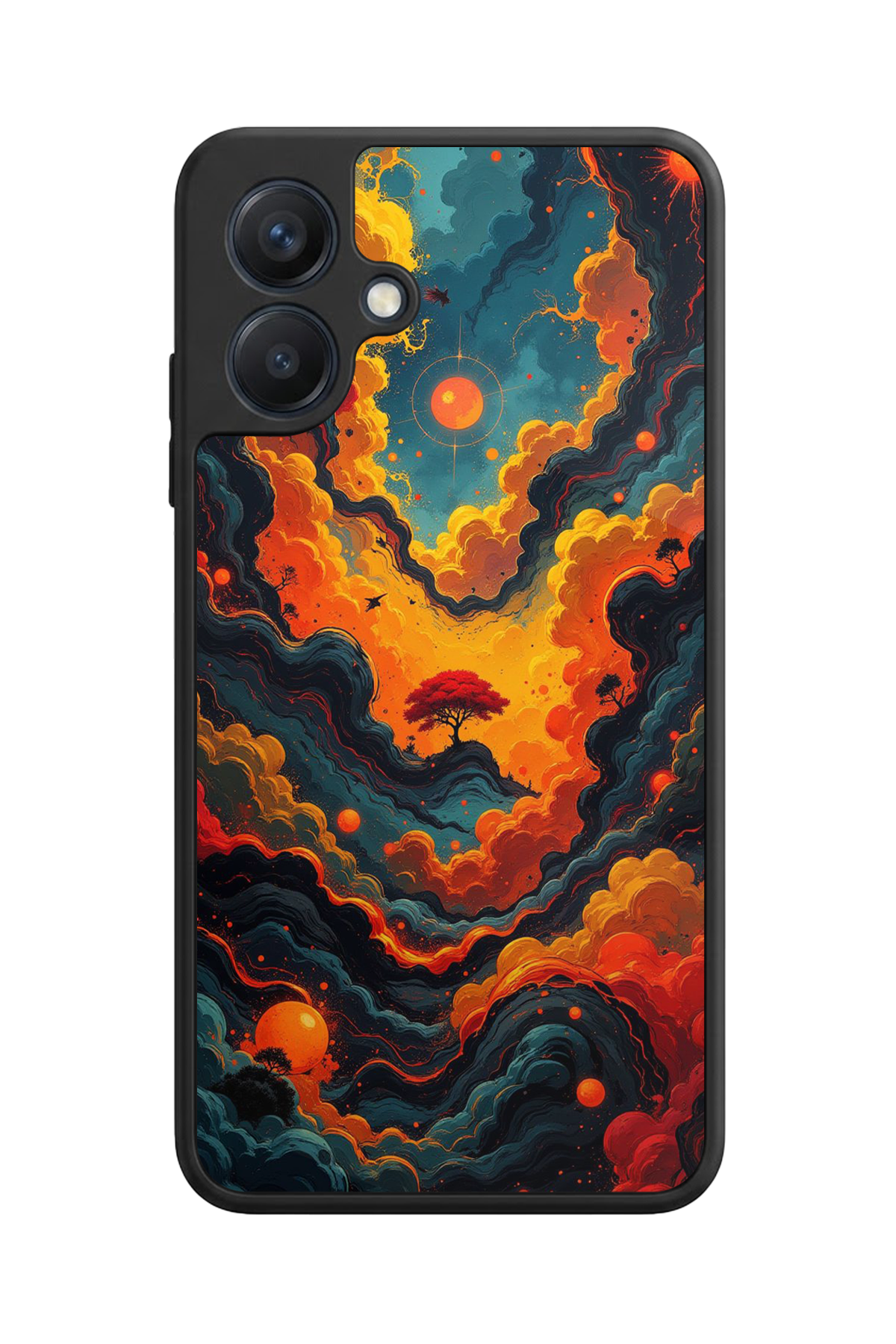 Samsung Galaxy A07 Uyumlu Abstract Tasarımlı Glossy Premium Kılıf