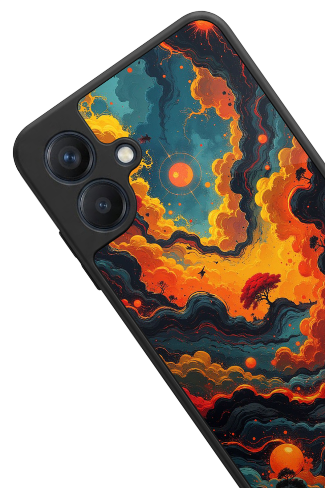 Samsung Galaxy A07 Uyumlu Abstract Tasarımlı Glossy Premium Kılıf