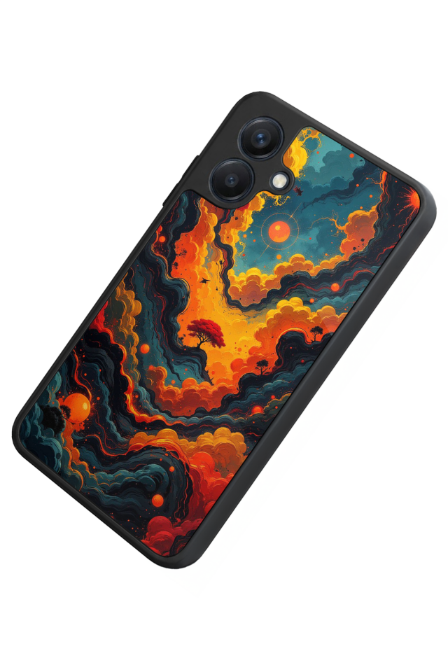 Samsung Galaxy A07 Uyumlu Abstract Tasarımlı Glossy Premium Kılıf