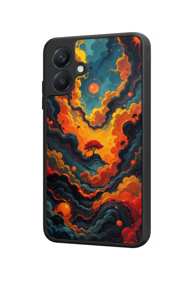 Samsung Galaxy A07 Uyumlu Abstract Tasarımlı Glossy Premium Kılıf