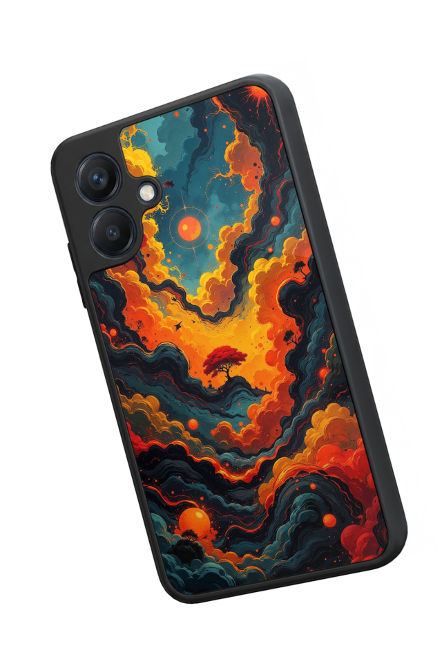 Samsung Galaxy A07 Uyumlu Abstract Tasarımlı Glossy Premium Kılıf
