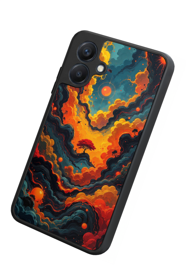 Samsung Galaxy A07 Uyumlu Abstract Tasarımlı Glossy Premium Kılıf