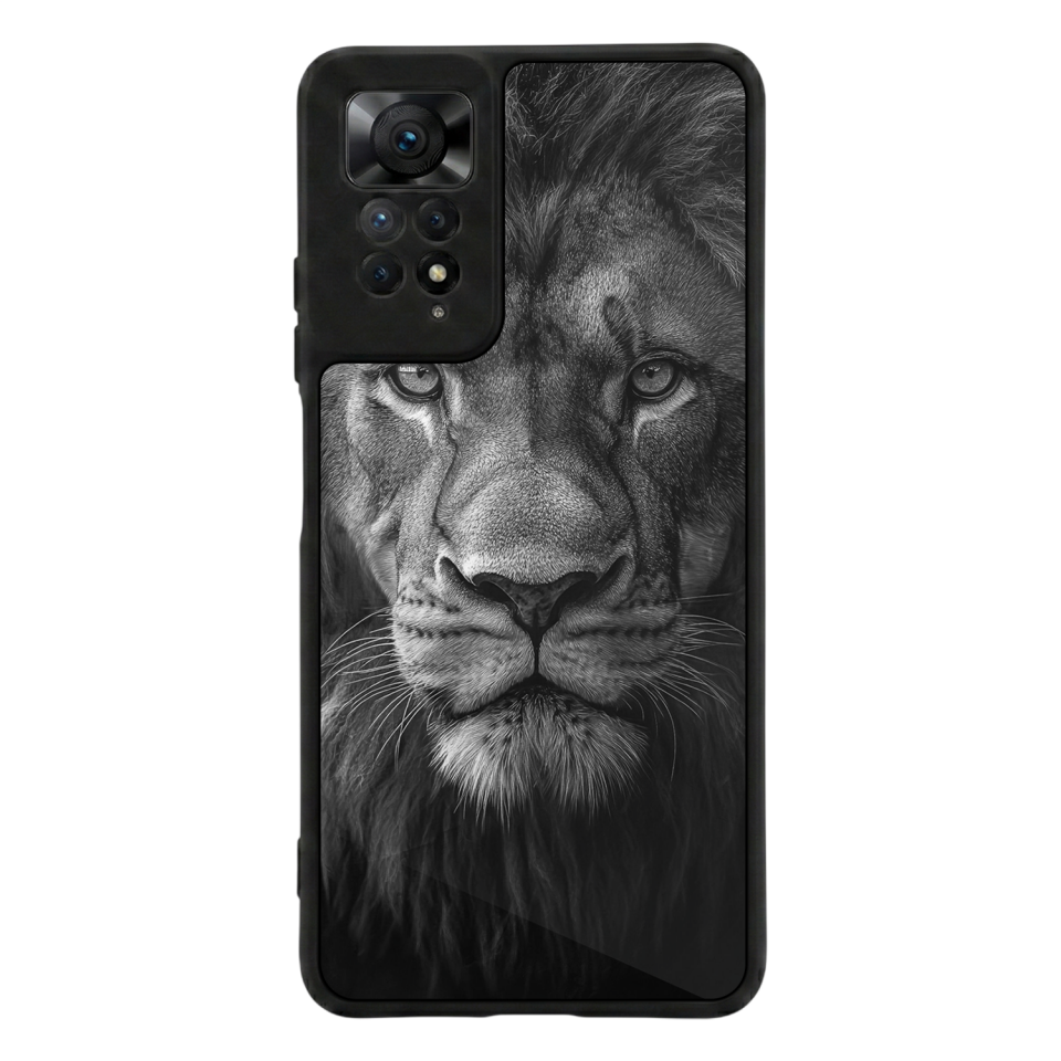 Xiaomi Redmi Note 11 Pro Uyumlu Aslan Tasarımlı Glossy Premium Kılıf