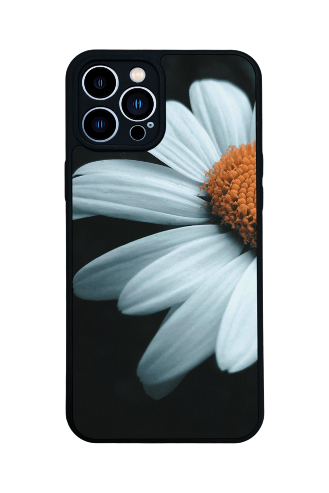 iPhone 13 Pro Max Uyumlu Cicek Tasarımlı Glossy Premium Kılıf