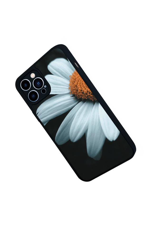 iPhone 13 Pro Max Uyumlu Cicek Tasarımlı Glossy Premium Kılıf