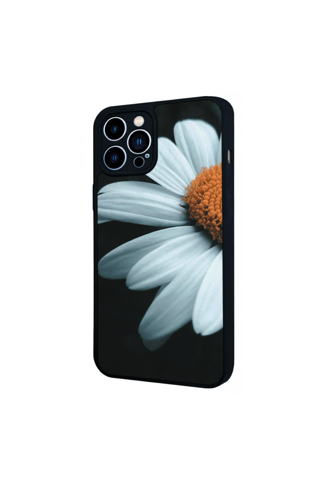 iPhone 13 Pro Max Uyumlu Cicek Tasarımlı Glossy Premium Kılıf
