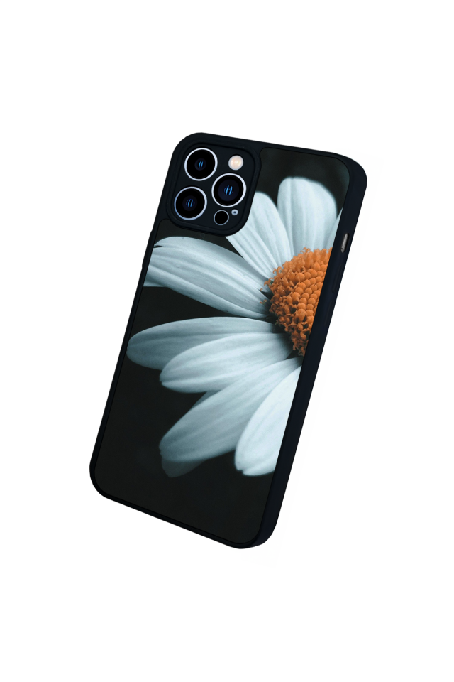 iPhone 13 Pro Max Uyumlu Cicek Tasarımlı Glossy Premium Kılıf