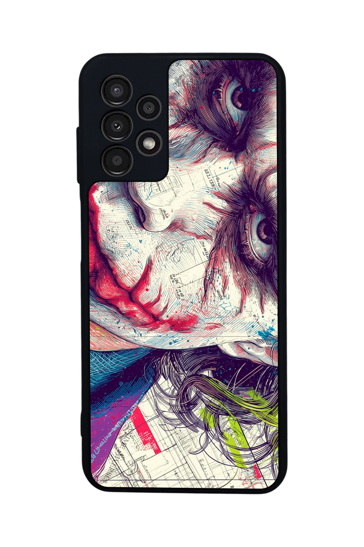 Samsung Galaxy A23 Uyumlu Joker Tasarımlı Glossy Premium Kılıf