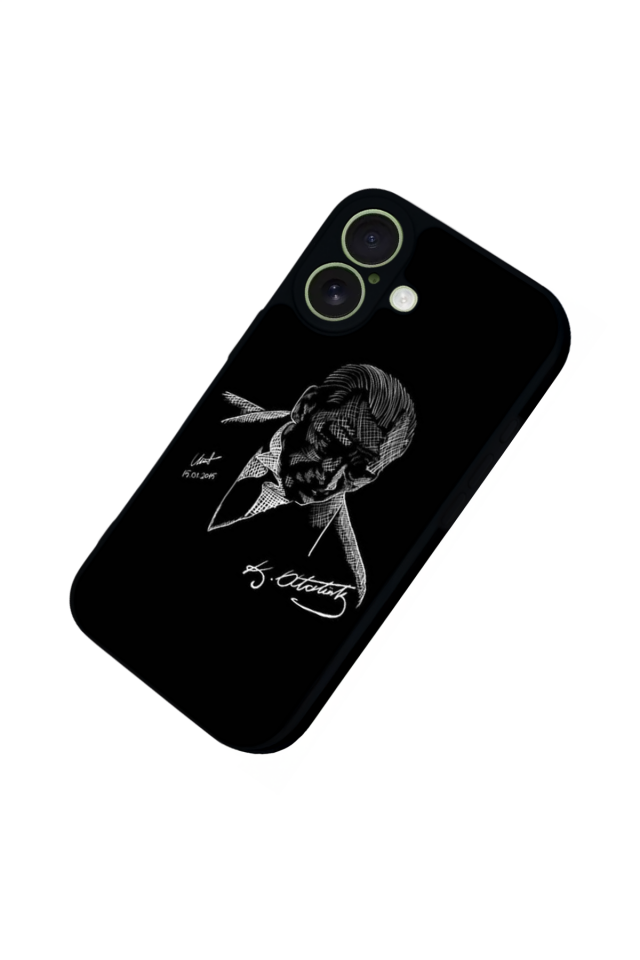 iPhone 17 Uyumlu Mustafa Kemal Ataturk Tasarımlı Glossy Premium Kılıf