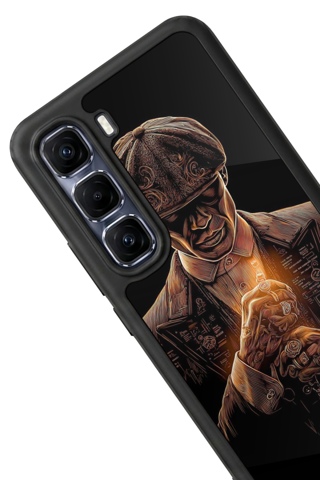 Infinix Hot 60 Pro Plus Uyumlu Peaky Blinders Tasarımlı Glossy Premium Kılıf