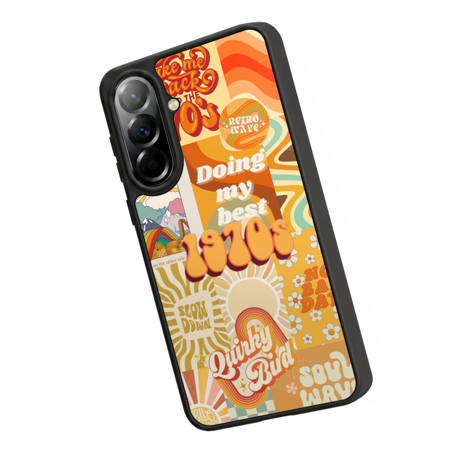 Samsung Galaxy A57 Uyumlu Poster Tasarımlı Glossy Premium Kılıf