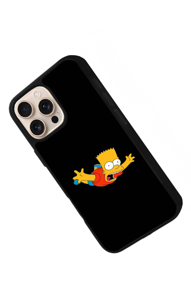 iPhone 16 Pro Max Uyumlu The Simpsons Tasarımlı Glossy Premium Kılıf