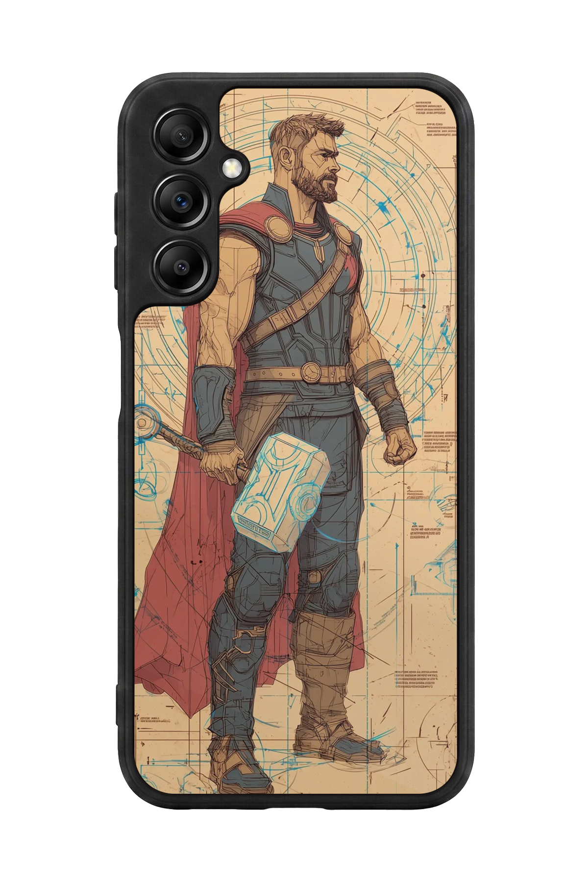 Samsung Galaxy A14 Uyumlu Thor Tasarımlı Glossy Premium Kılıf