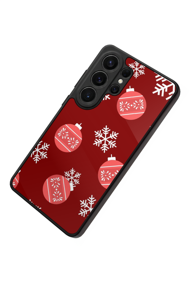 Samsung Galaxy S26 Ultra Uyumlu Yilbasi Christmas Tasarımlı Glossy Premium Kılıf