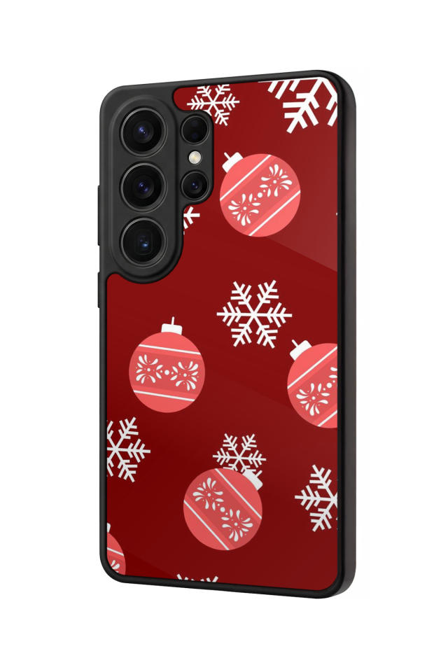 Samsung Galaxy S26 Ultra Uyumlu Yilbasi Christmas Tasarımlı Glossy Premium Kılıf