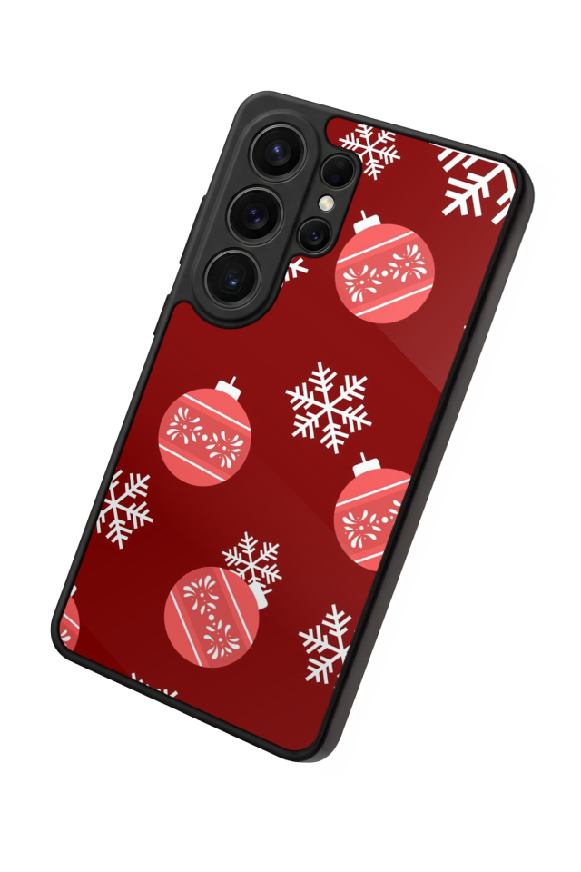 Samsung Galaxy S26 Ultra Uyumlu Yilbasi Christmas Tasarımlı Glossy Premium Kılıf