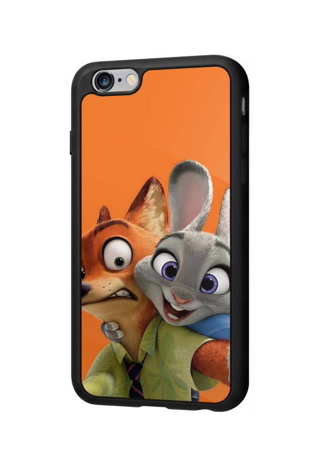 iPhone 6 Plus Uyumlu Zootropolis Tasarımlı Glossy Premium Kılıf