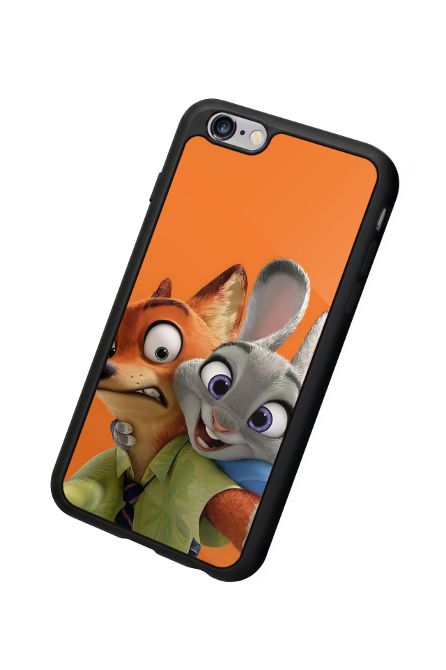 iPhone 6 Plus Uyumlu Zootropolis Tasarımlı Glossy Premium Kılıf