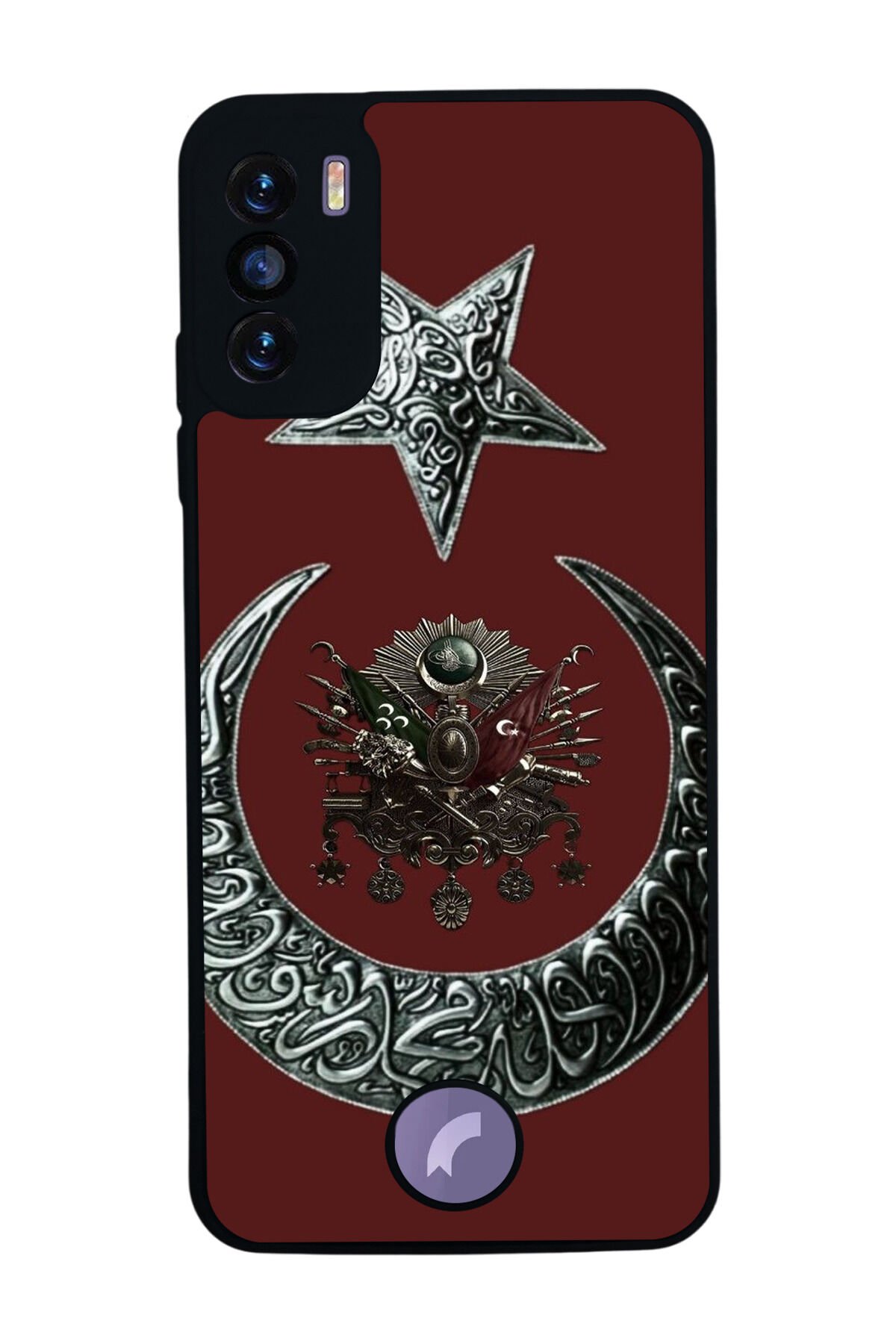 Reeder S19 Max Pro S Uyumlu OsmanliTugrasi Tasarımlı Glossy Premium Kılıf