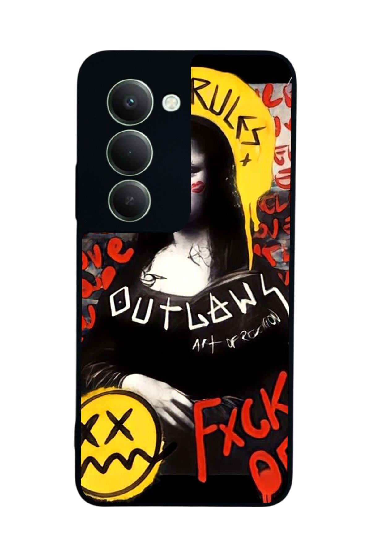 Xiaomi Redmi 15 5G Uyumlu Monalisa Tasarımlı Glossy Premium Kılıf