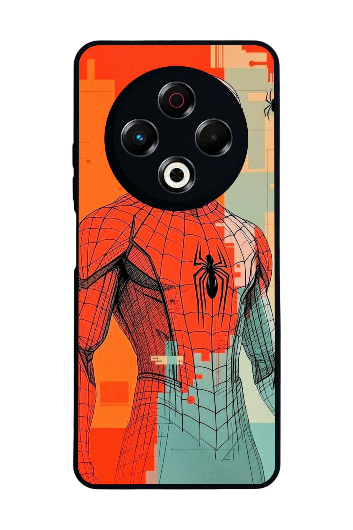 Tecno Spark 30 Uyumlu Spider Man ( Örümcek Adam ) Tasarımlı Glossy Premium Kılıf