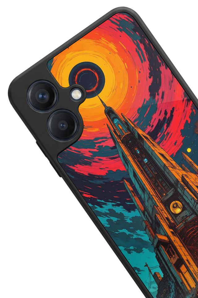 Samsung Galaxy A07 Uyumlu Abstract Tasarımlı Glossy Premium Kılıf