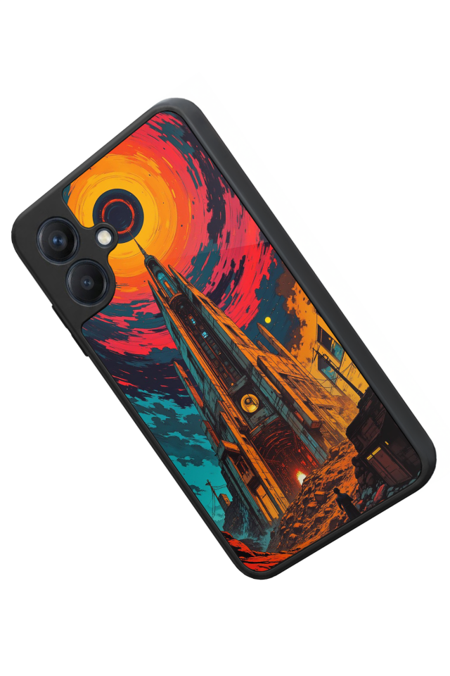 Samsung Galaxy A07 Uyumlu Abstract Tasarımlı Glossy Premium Kılıf